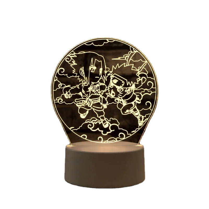 DIY Custom Photo Creative 3D Illusion  Children Room Acrylic Table Desk Base USB LED Christmas Lamp Night Light