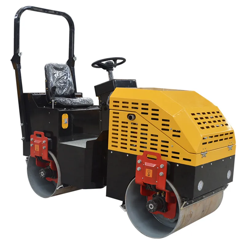 Road Construction Equipment Iron Drum Vibrating Roller Compaction Machine Asphalt Tarmac Roller