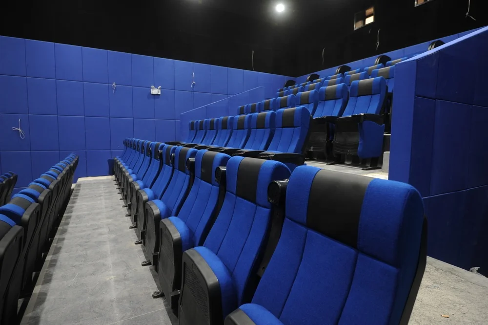 Cheap Plastic movie cinema chair theatre seating chaise cinema used VIP movie theatre room