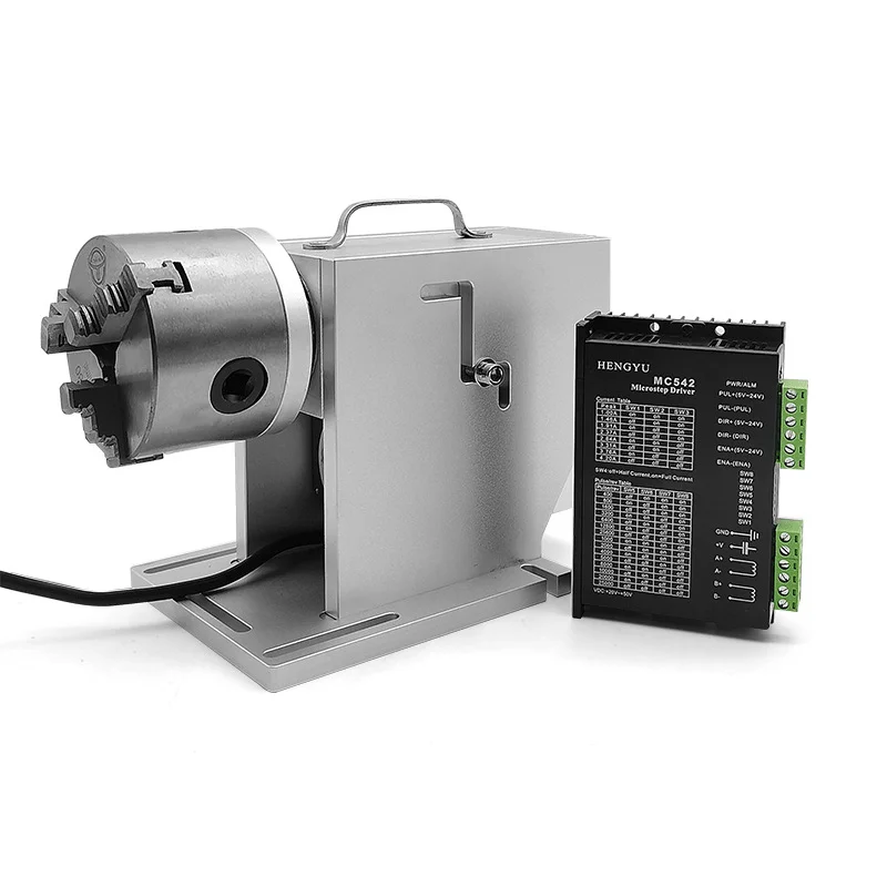 Free Shipping Rotary Accessories Dia.80/100/125mm Device Fixture Fixture Three Chuck Rotary Table Used For Laser Marking