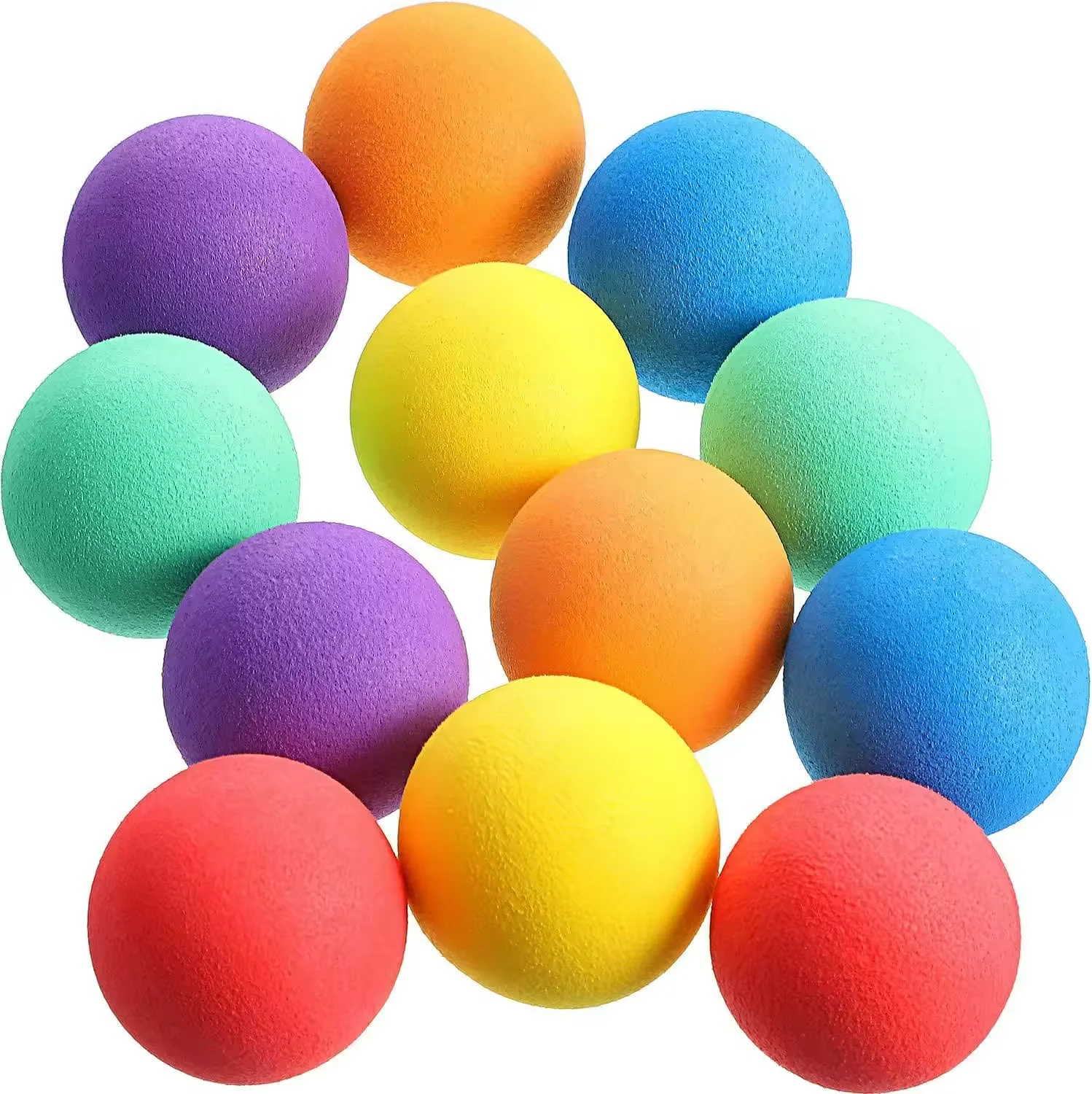 Lightweight Custom Logo Golf Driving Range Ball Soft EVA Golf Balls Foam Sponge Golf Practice Balls for Indoor Outdoor