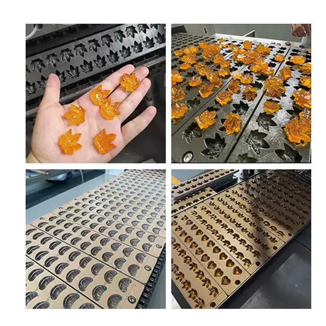 Various patterns Silicone candy Mould used for gummy machine