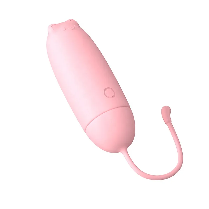 USB rechargeable lovely cute cat vibrating egg sex toys women g spot massage vibrator