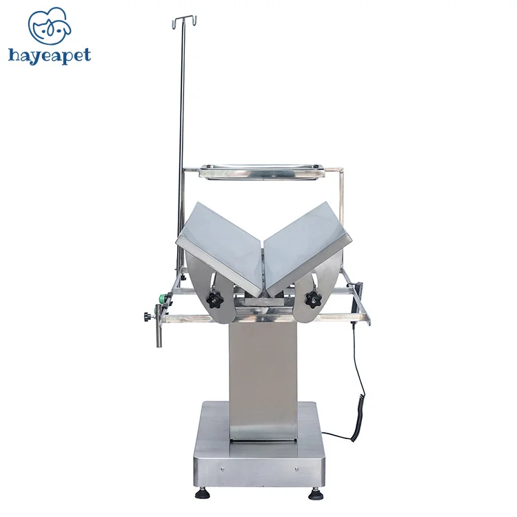 Stainless Steel Veterinary Manual Operation Table Pet Animal Medical Equipment