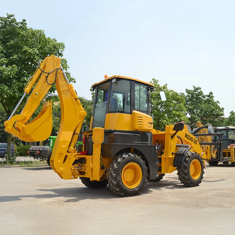cheap price china brand HUAYA new 4.2 4.5 5 5.5 6 6.5  ton small backhoe loader with Cab