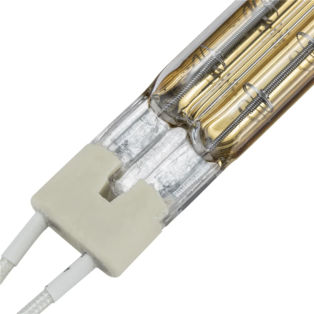 Tube Heating Lamp Light Infrared Halogen Quartz Customized 12v 110 Volt 350w 500w 600w 1000w 1300w 1500w