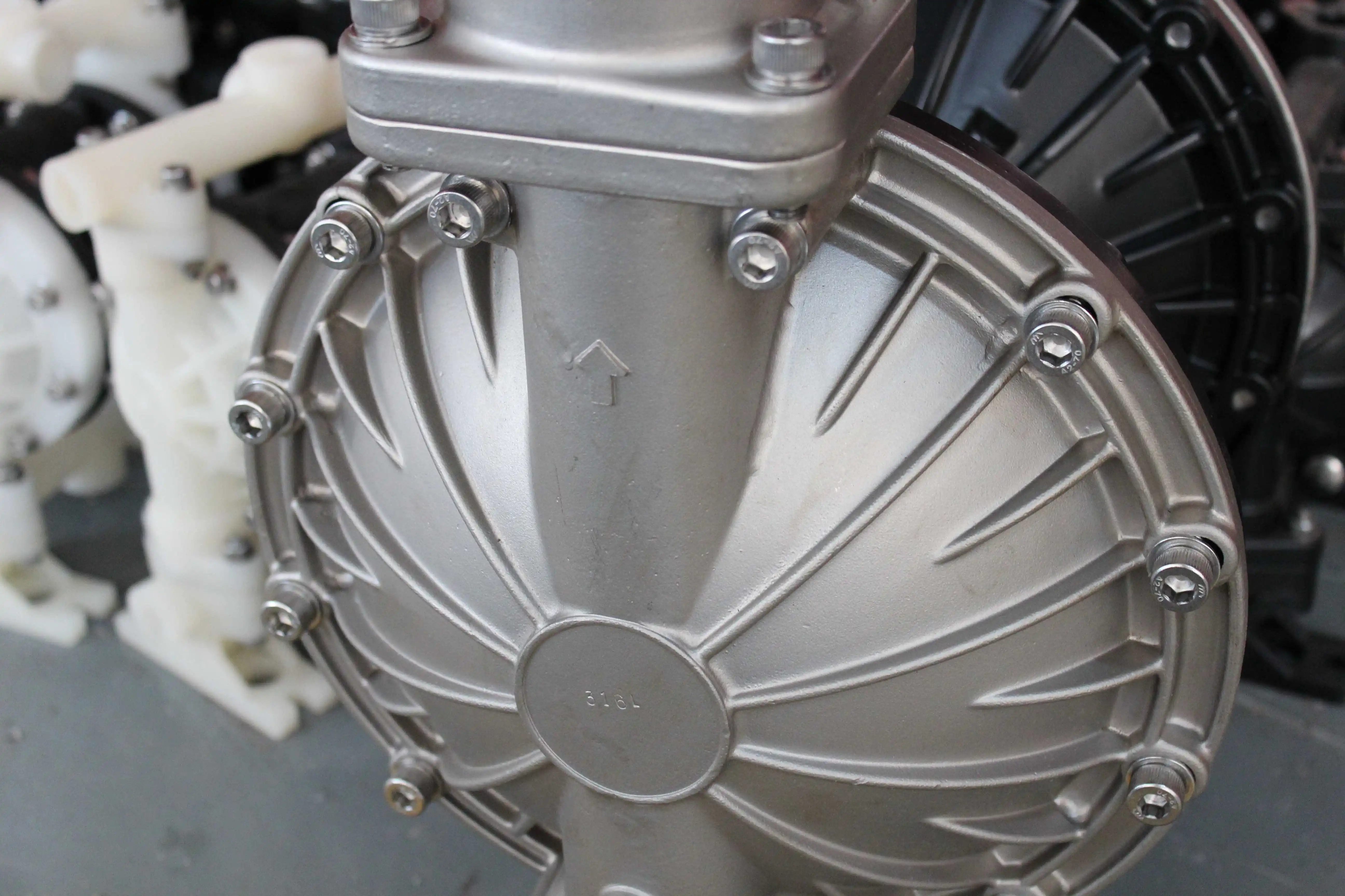 Wear-proof industrial waste water transfer air operated pneumatic double diaphragm pump