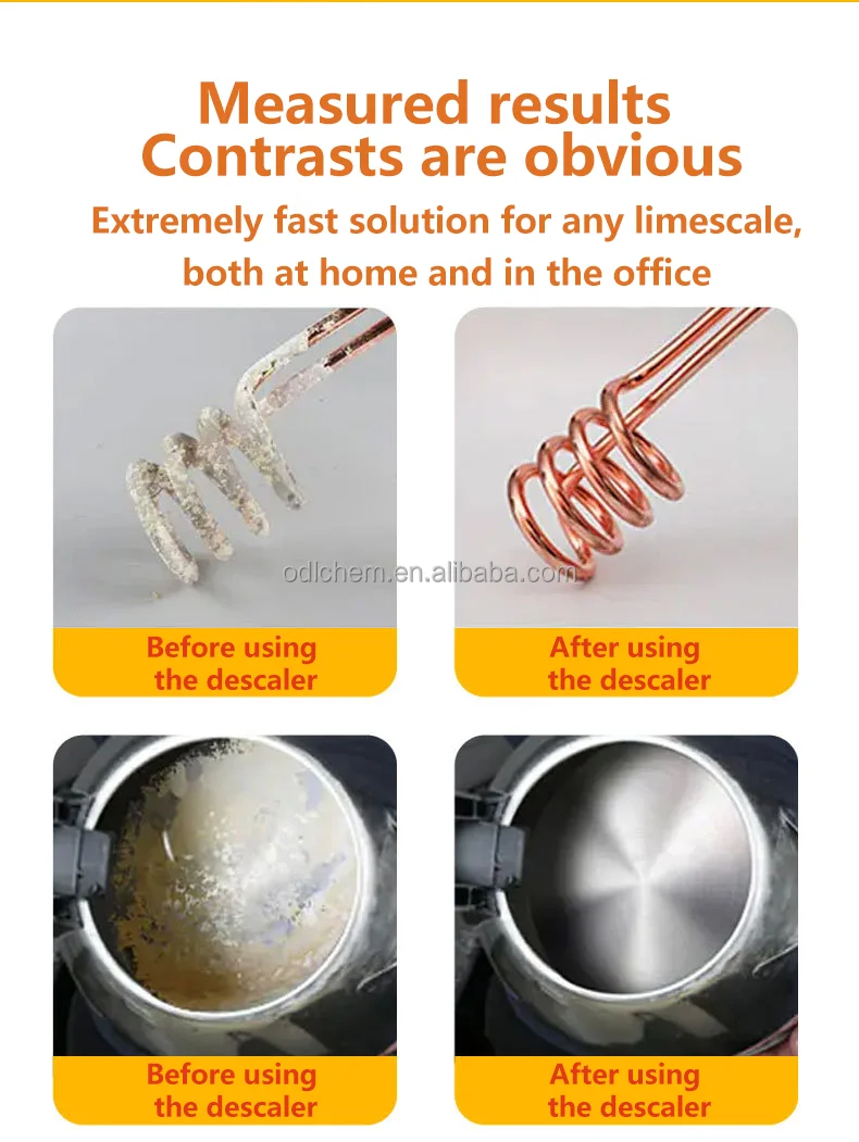 Citric acid descaling agent tea & coffee stain remover kitchen soaking detergent best price