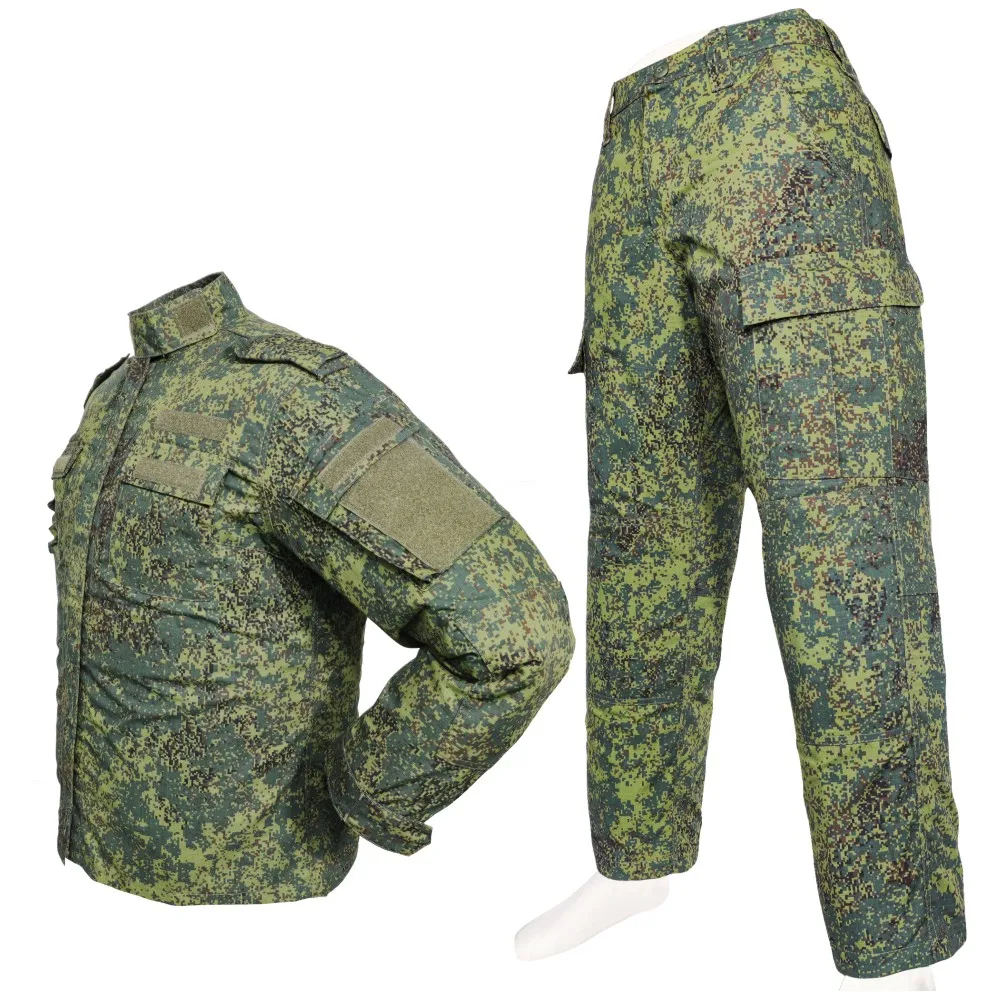 Russia VKBO Fatigue Military Tactical Uniform Digital Flora Camouflage OEM Army BDU Polycotton Unisex Customized Combat Suits