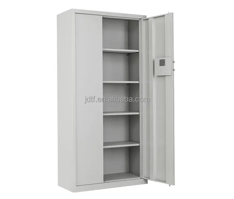 Commercial Steel Dual-Section Handle Fingerprint Lock File Cabinet Unparalleled Insurance Effect Safe Deposit Box Stock Goods