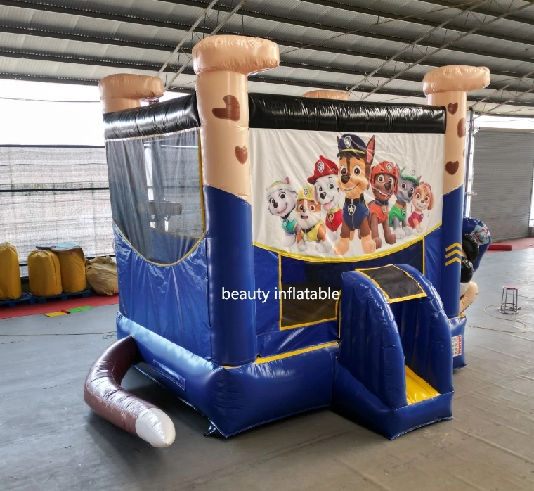 commercial boy theme Paw Dog Patrol bounce house inflatable bouncer dog theme jumper for party business