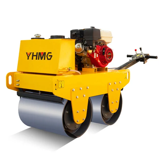 600mm Double Drum Walk Behind Road Roller Hand Held Soil Compactor