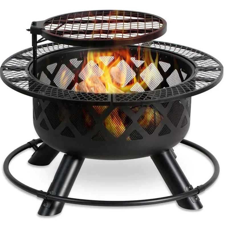 Hot Products Creative Outdoor picnic Garden BBQ use in outdoor large fire pits