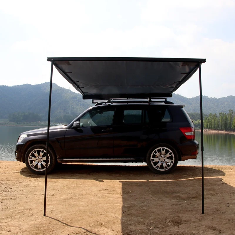Aluminium Retractable Side Awning With Light Car Awning 4x4 4wd Awning For Truck Campers