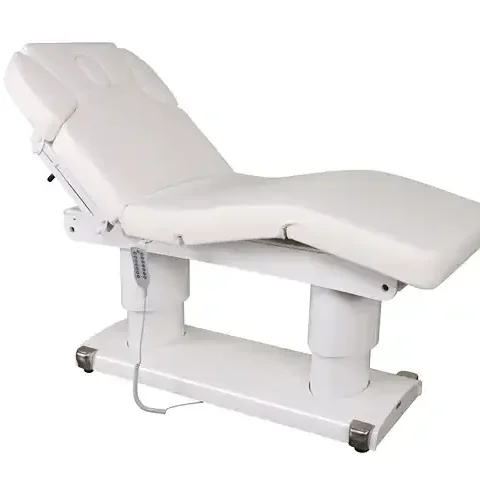 Удлинительная кровать из бархатной ткани с тремя двигателями