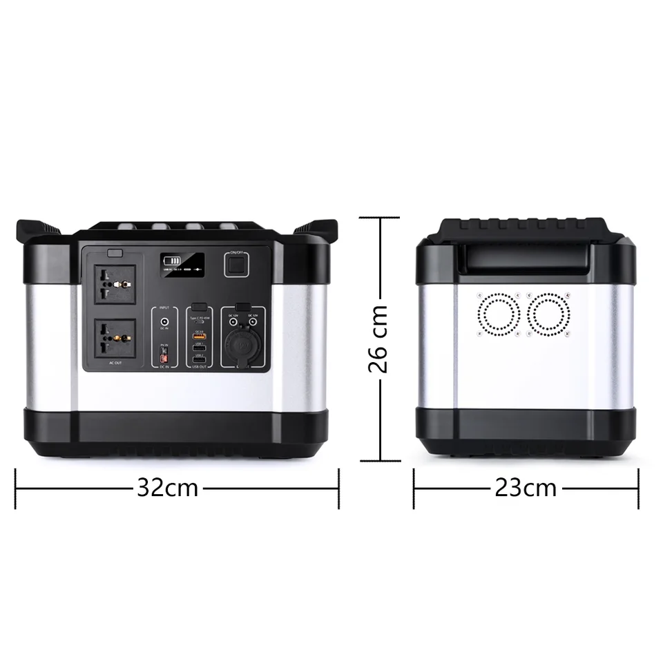 110V-240V Off Grid Solar Energy System with Kit Solar Panel 12V LiFePo4 Battery 1000W Portable Power Station Best Buy