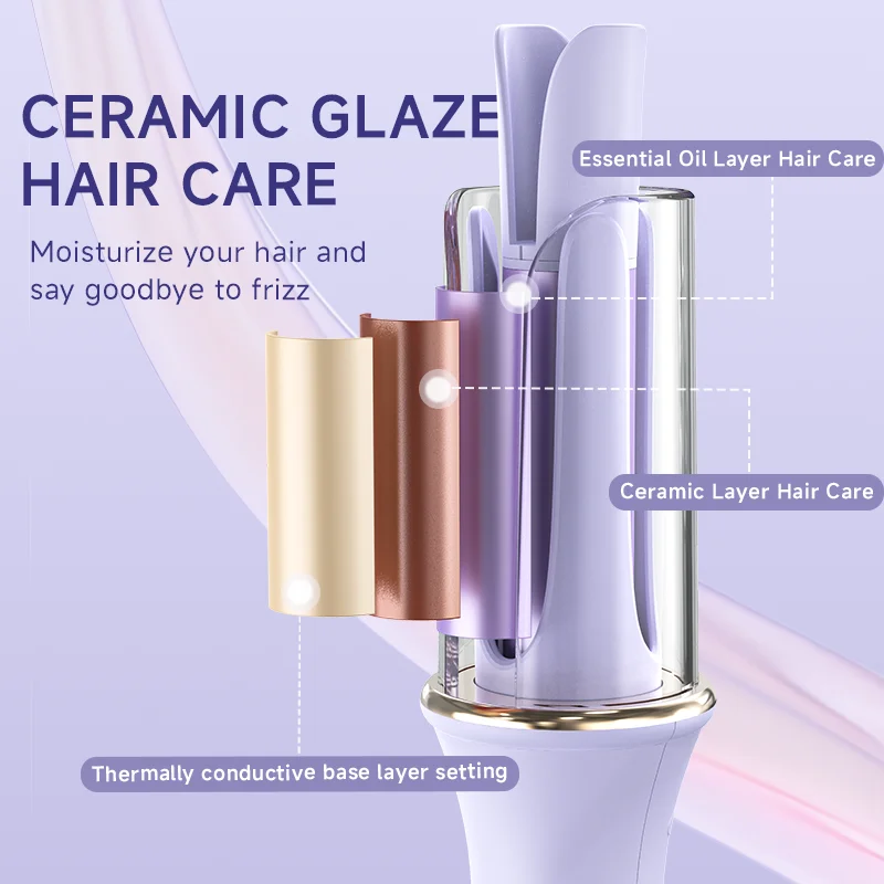 Wholesale Custom Automatic Hair Curling Iron Comfort Portable Hair Care Hair Curler