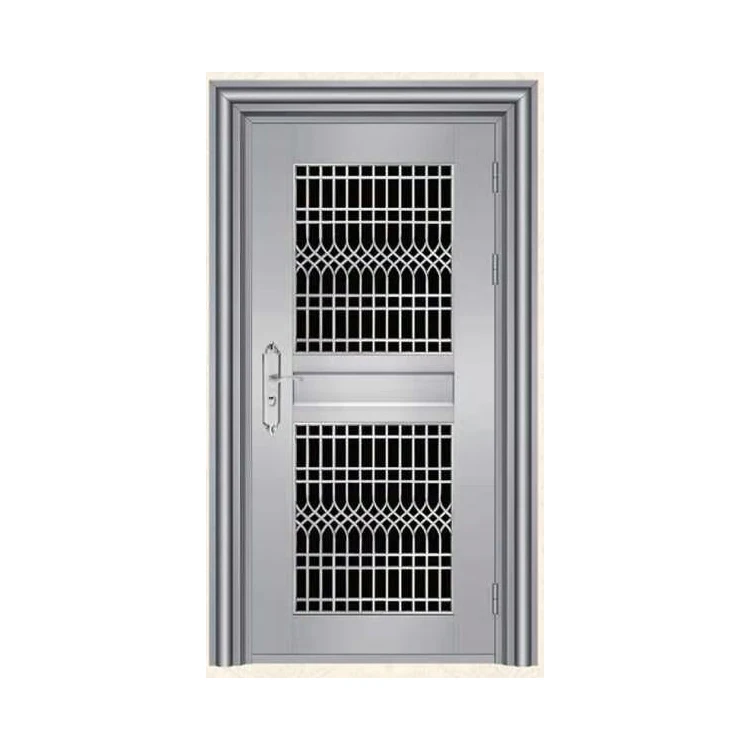 Exterior stainless steel security entery doors