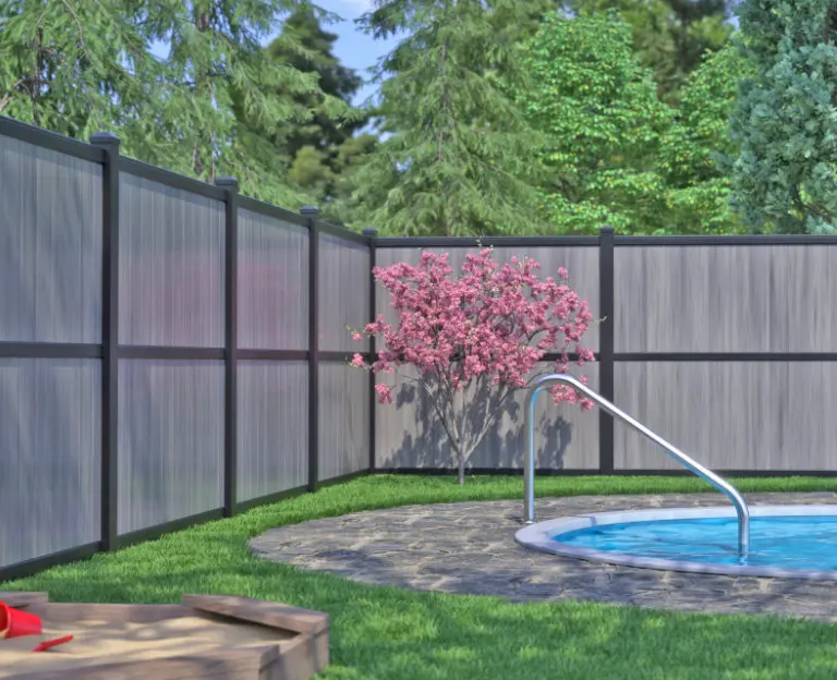 YL Solid Privacy Vinyl Fencing Aluminum Garden Fence Outdoor Picket