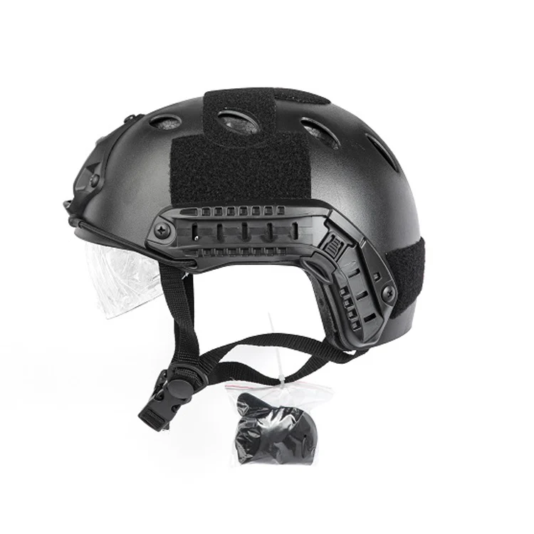 Lightweight Tactical Protective Safety FAST PJ HELMET with Protective visor for Outdoor helmet