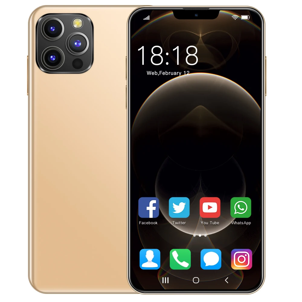 Горячая Новинка 12 Гб + 512 Смартфон глобальная версия unlockingphone смартфон с отпечаток лица