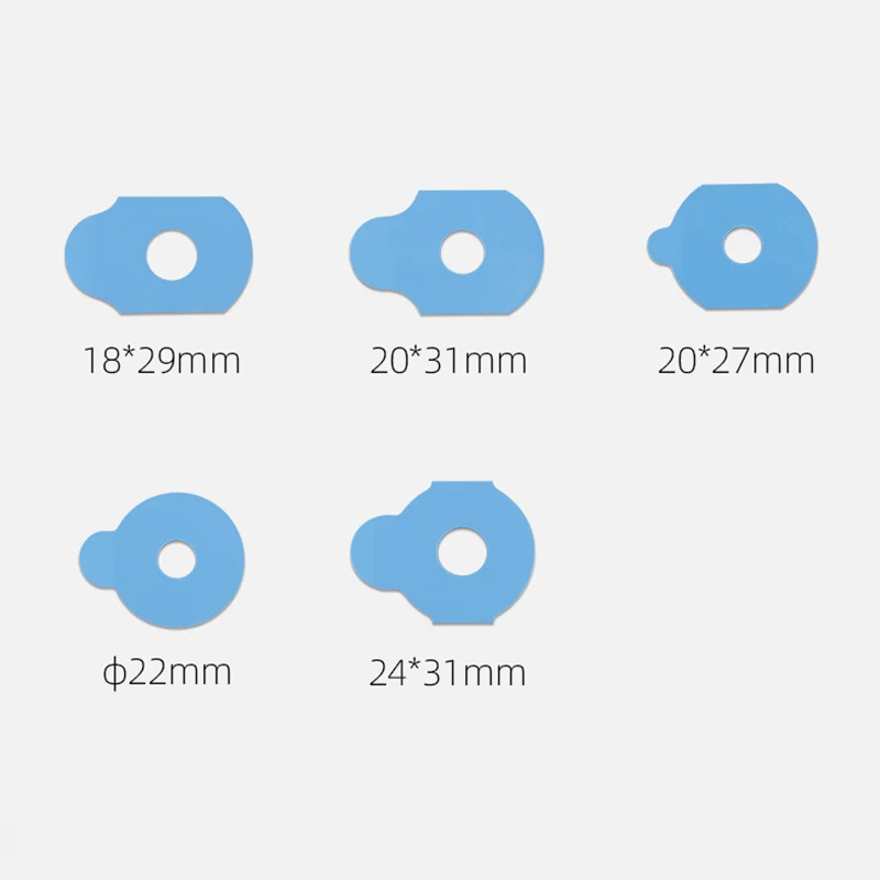 Optical glasses blocking pads edging pads