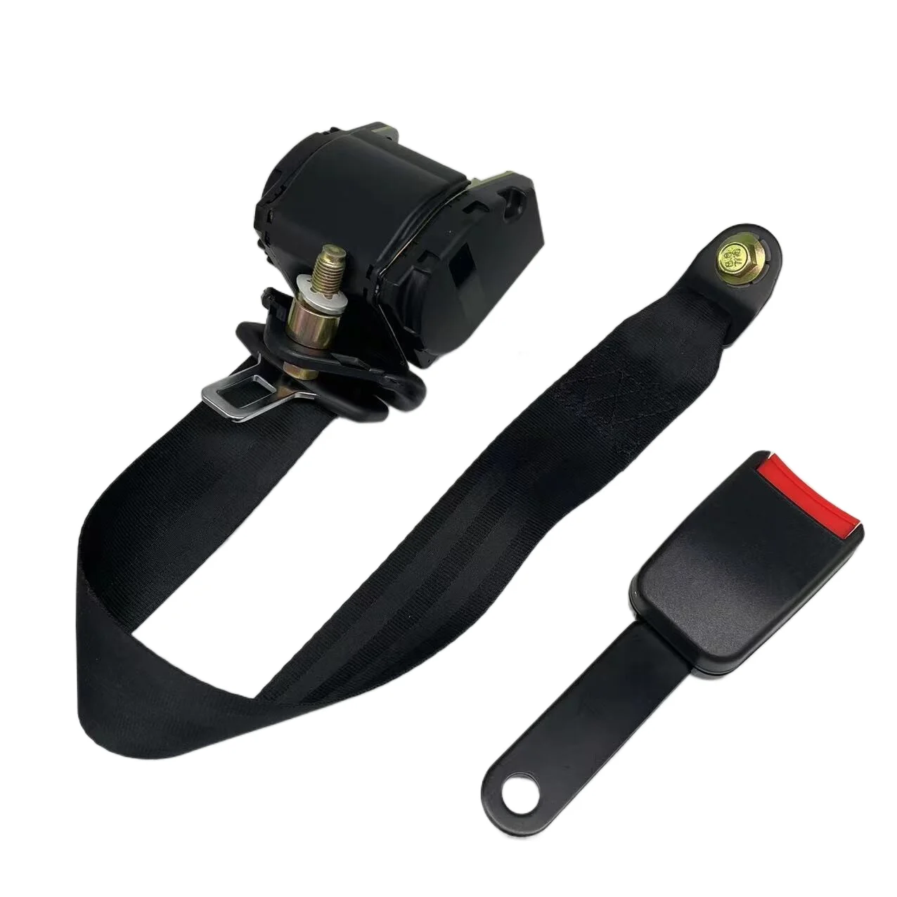 Simple Adjustable vehicle trunk bus certification safety belt 3 point seat belt