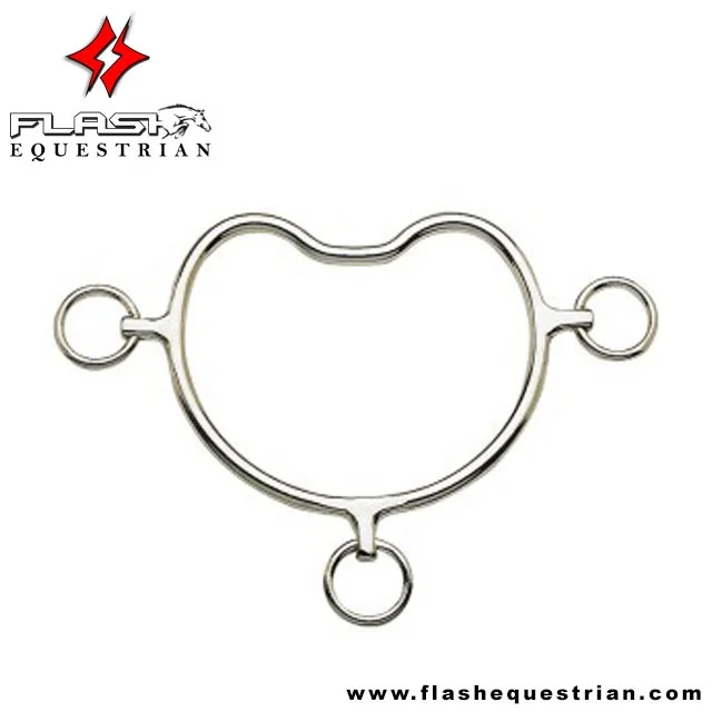 High Quality Custom Brass Straight Bar Chiffney Bit Stainless Steel Western Dutch Gag Bit German Sier Bits for Horse Products