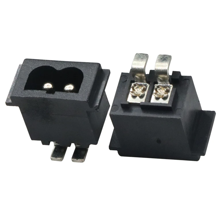 High quality industrial electrical 2 pin female power small socket dc connector ac power jack