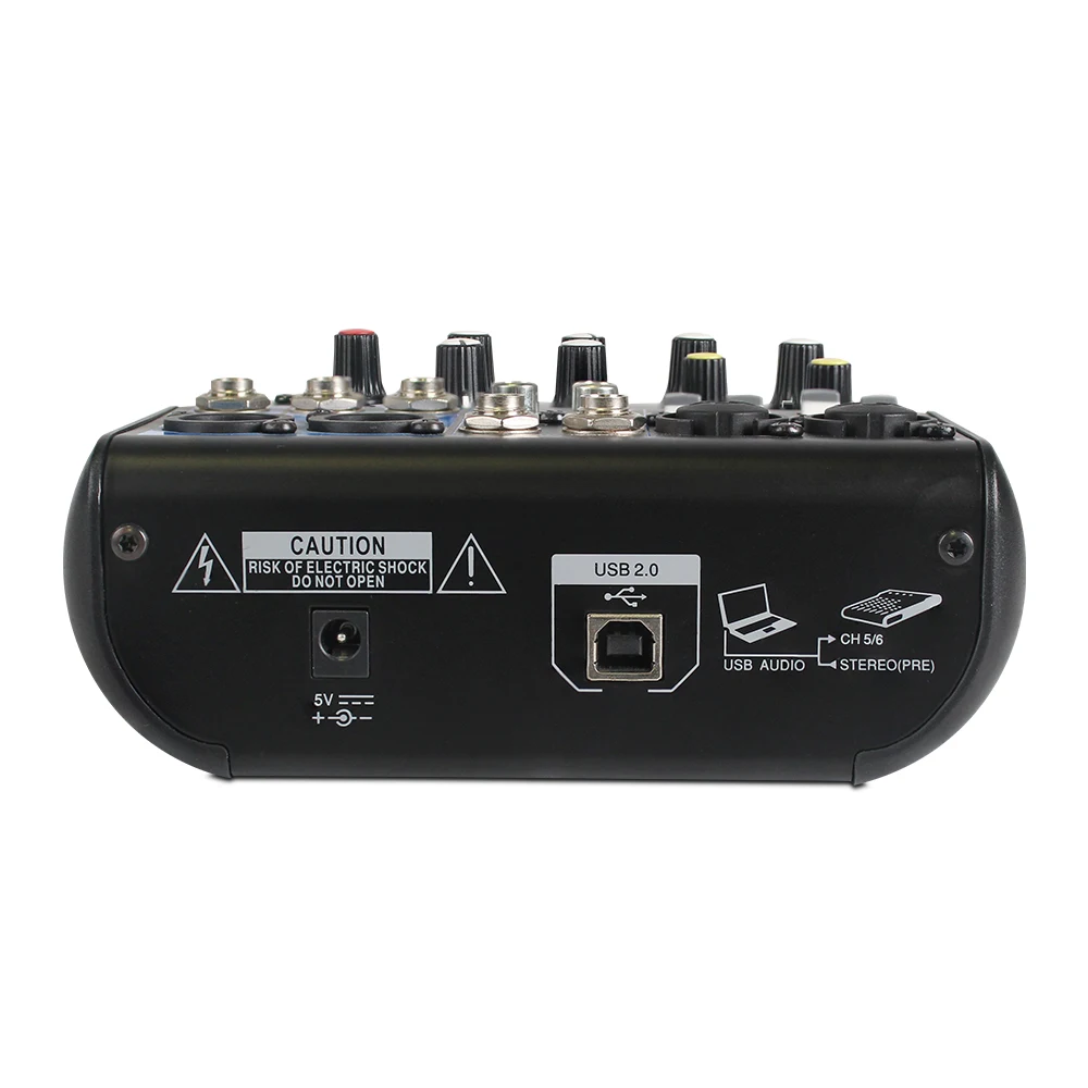 
Hot Sell Mini Usb 4 Channel Interface Streaming PC Audio Mixer 