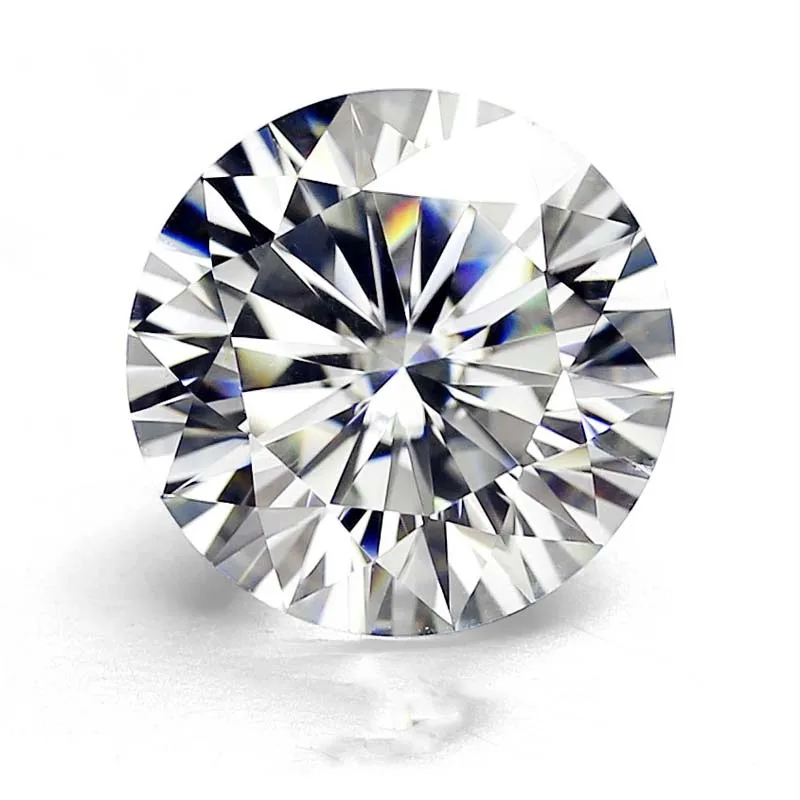 7Carat High Clarity VVS1D Color Emerald Round Brilliant Cut loose moissanite diamond  moissanite gemstones Jewelry moissanite