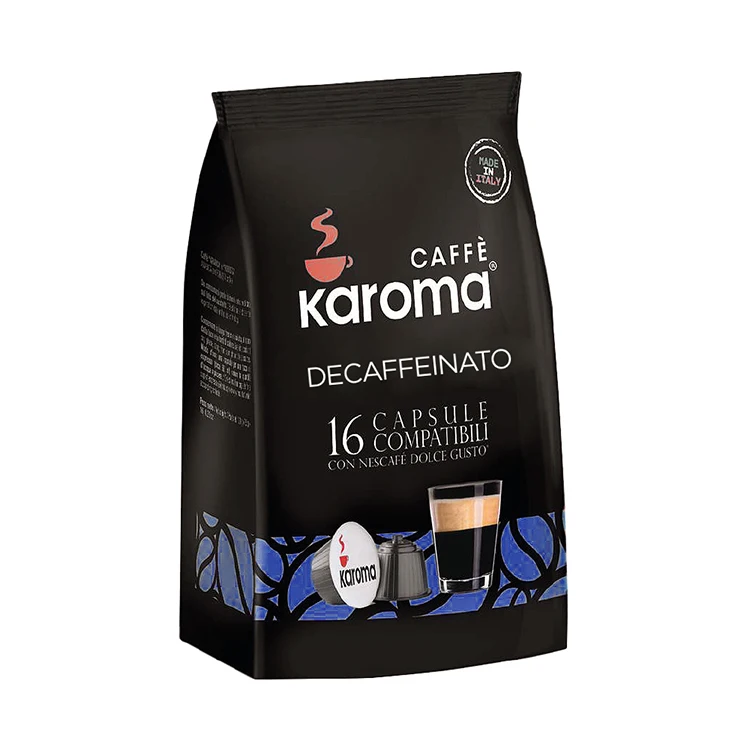 
Italian Karoma Decaffeinated Coffee Capsule Bag Packaging Dolcegusto Coffee Capsule 
