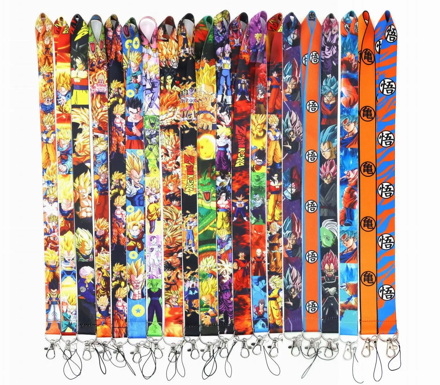 Wholesale Sublimation Printed Custom Lanyards,Student Promotional Cheap Lanyard,One Piece Cartoon Polyester Anime Lanyard