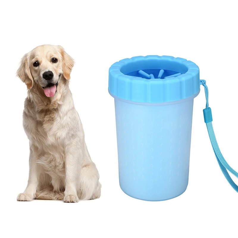 Wholesale Portable Soft Silicone Pet Dog Paw Cleaner Pet Foot Washing Cup Dog Paw Washer