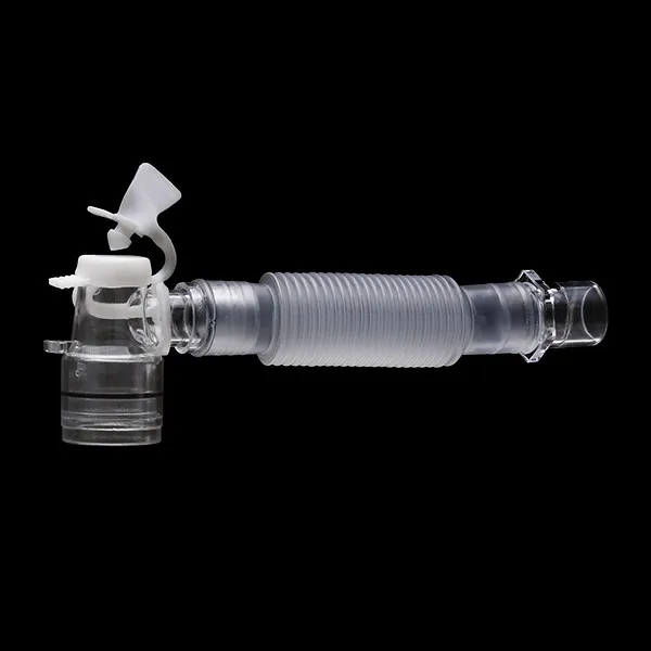 Medical disposable catheter mount corrugated