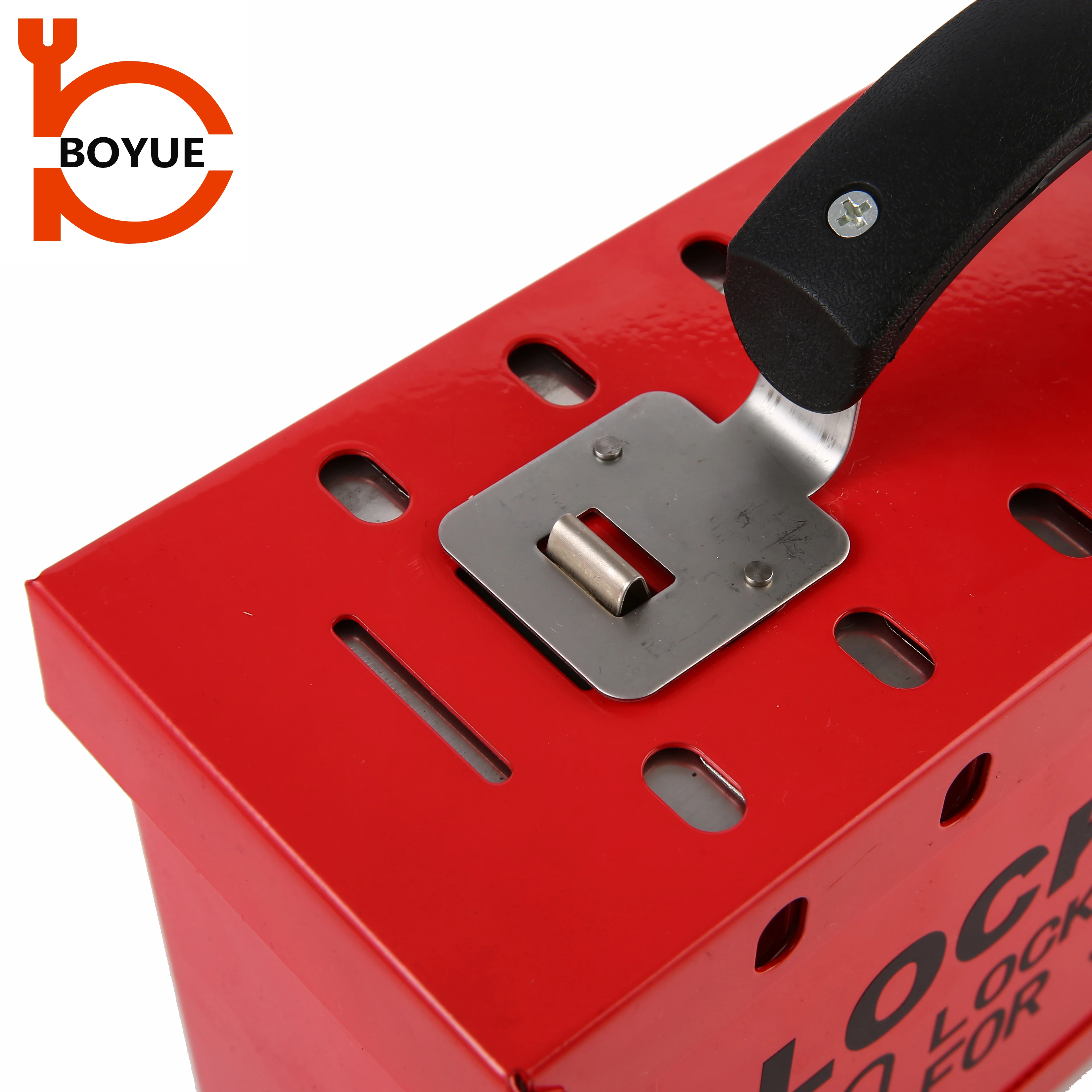 Factory Portable Steel loto safety lock Group Lockout Box