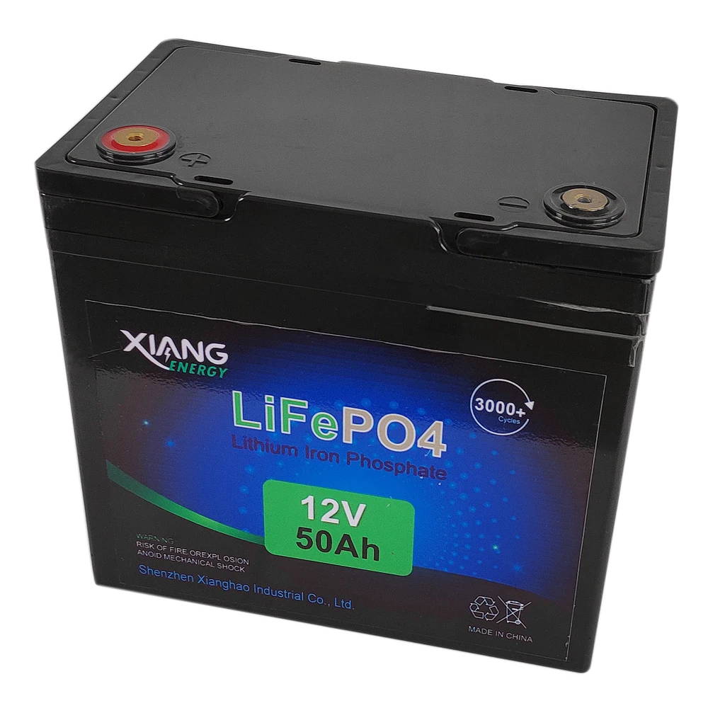 Buy Long Life Lithium Battery LiFePO4 12V 50Ah Solar Energy Batteries with high quality safe performance