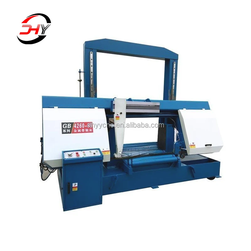 Made in China Horizontal large gantry cutting GH4260 semi-automatic band saw machine