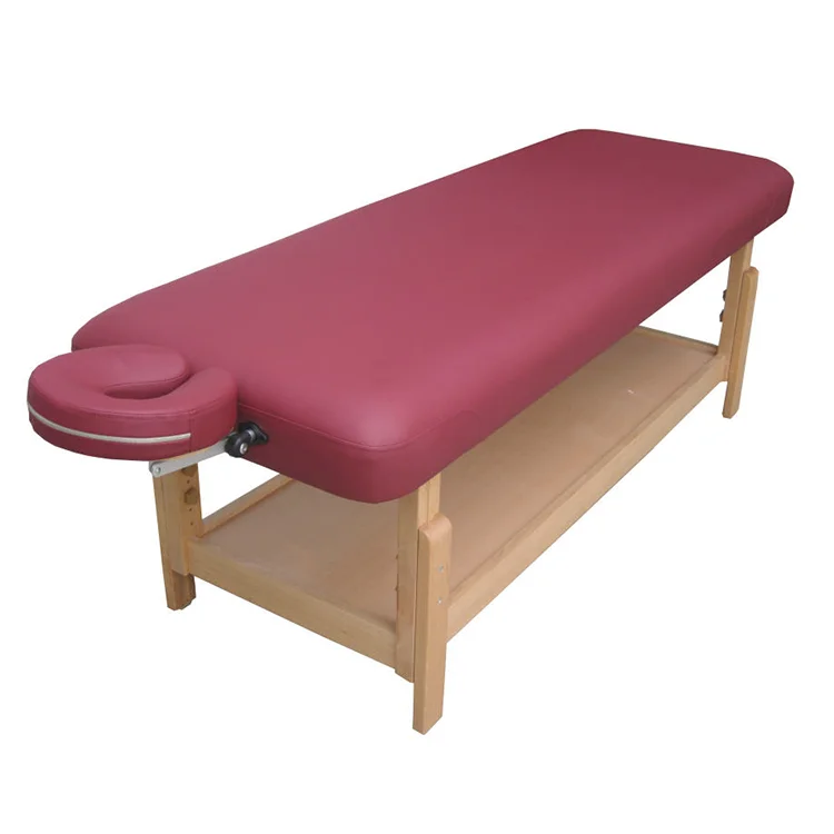 Better Factory Sale Solid Wood Beauty Salon Thai Massage Tattoo Spa Physiotherapy Cosmetic Eyelash Facial Treatment Bed Table
