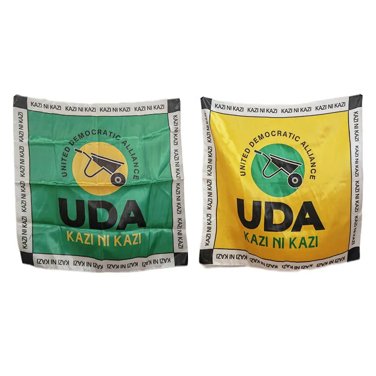 ODM&OEM kenya political kanga African wax fabric cotton wrapper election print campaign kangas