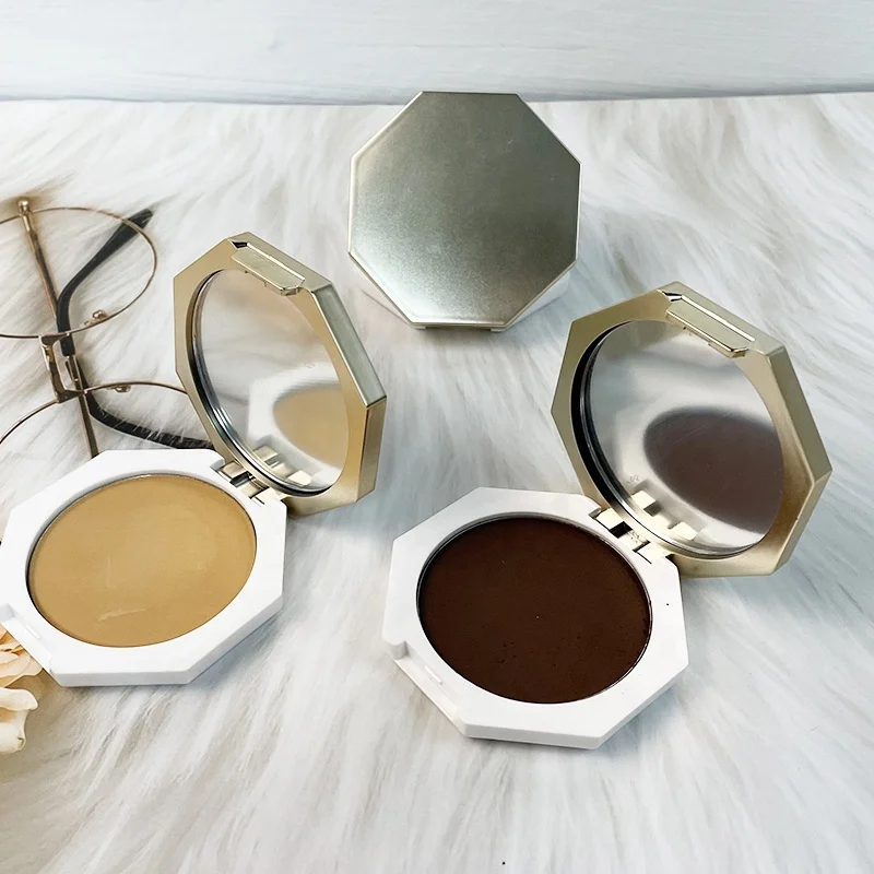 OEM Matte Finish Bronzer Custom Waterproof Foundation Powder for Black Women