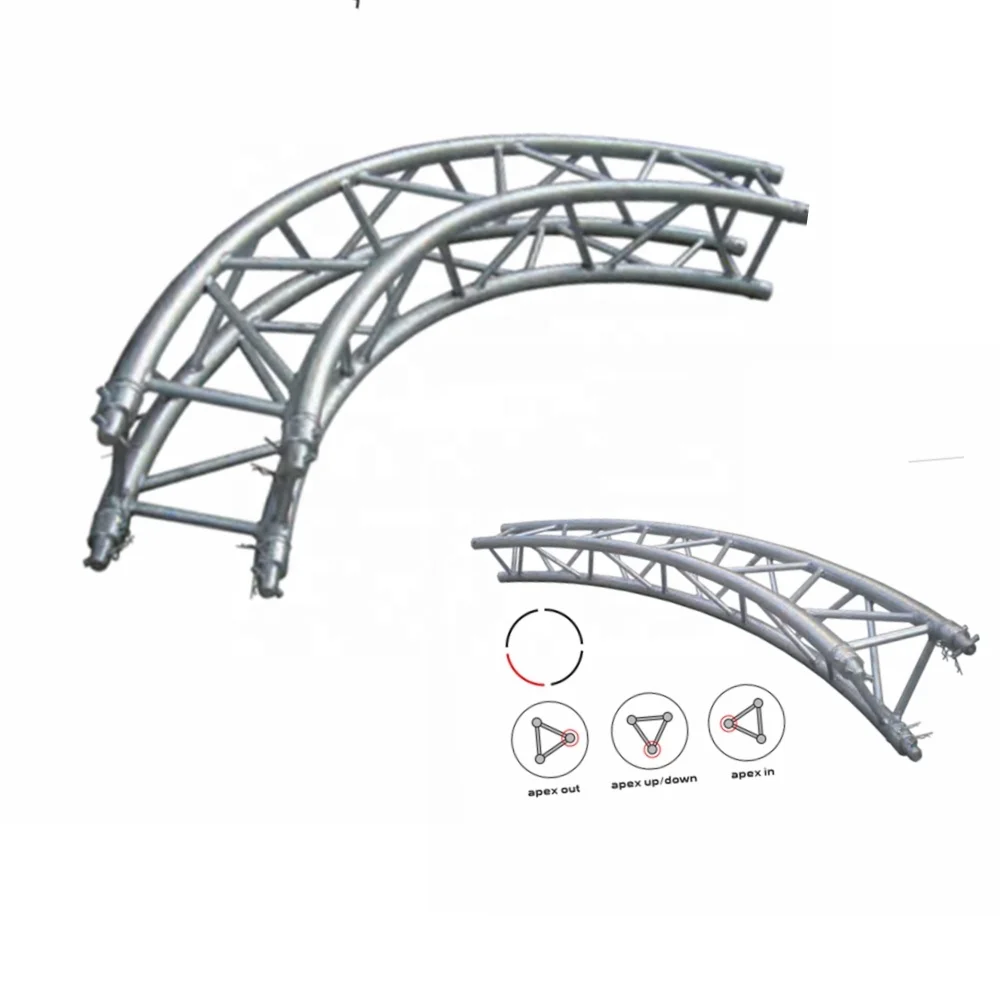B30-QR Circular square tubes for special customized style in multipurpose shape truss wall thickness 50*2mm