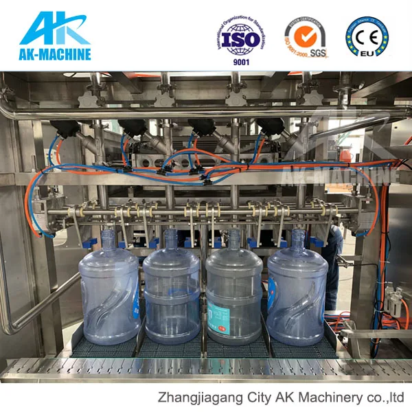 Full Automatic Bottling Equipment Pure Mineral Drinking Water Bottled Water Processing 5 Gallon Bottle Filling Machine Plant