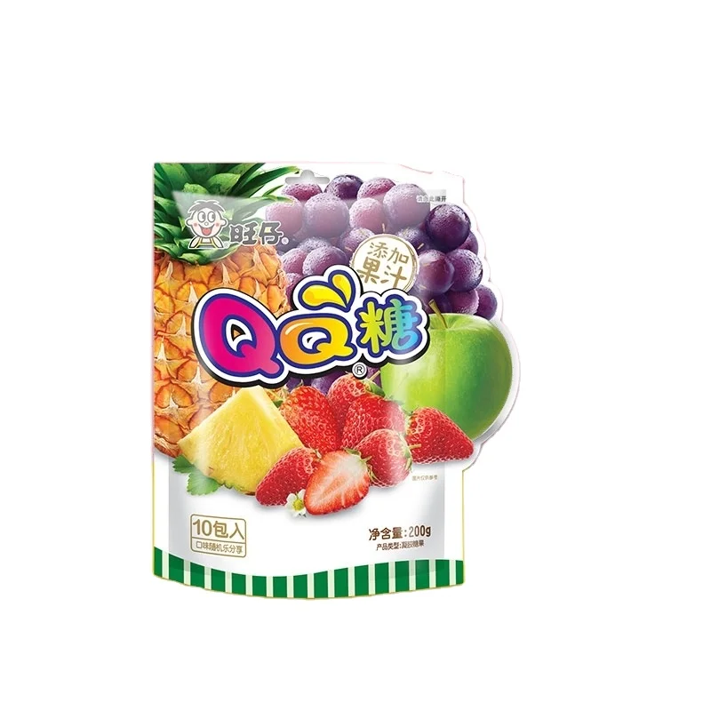 Карамельные конфеты Wangzai QQ 200 г с полным вкусом, сладости с зефиром, закуски для детей 800 г