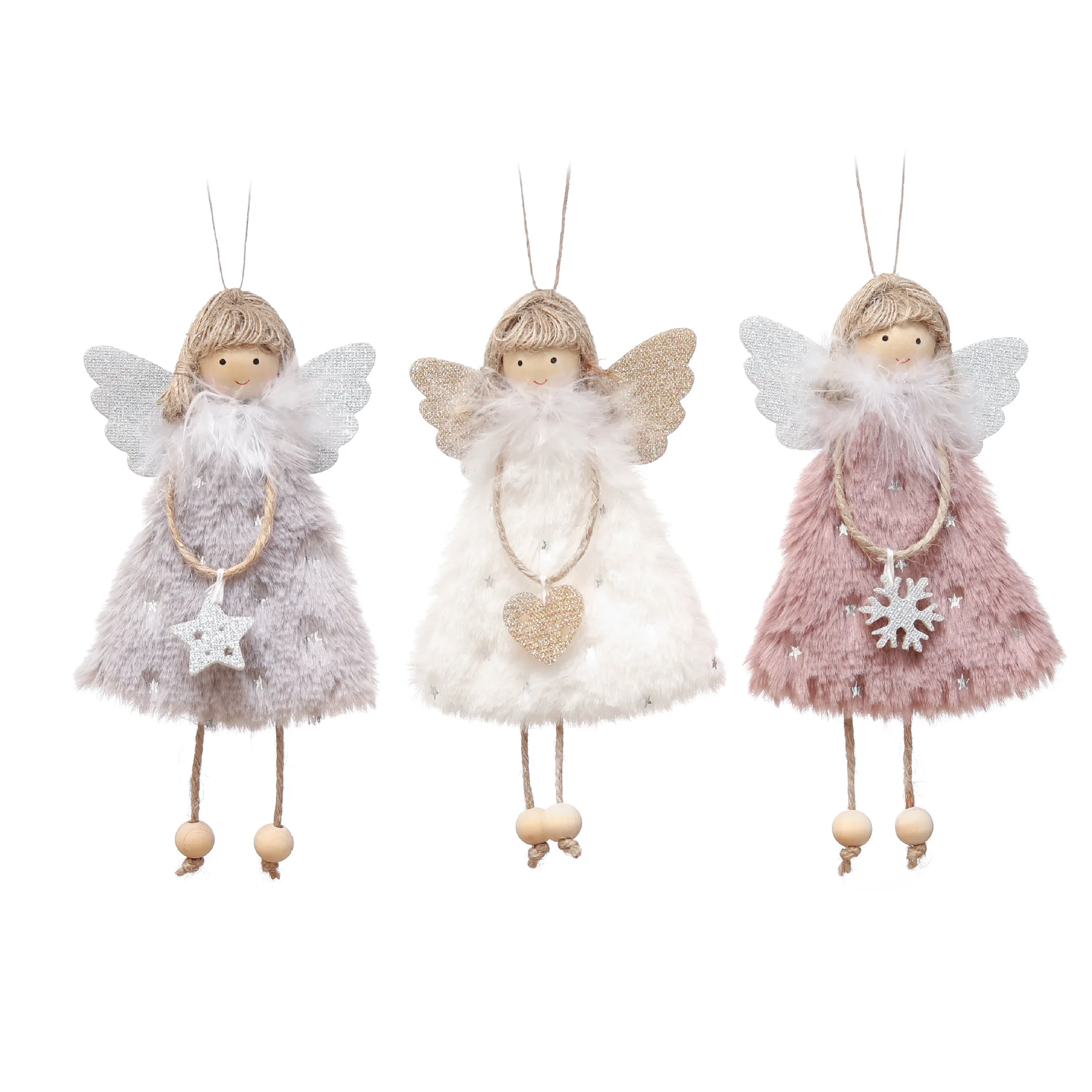 Halloween Christmas Carnival Hanging Angel Girl Pendant Ornaments for Decorations Christmas Tree