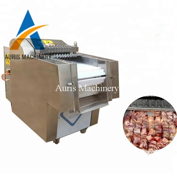 Commercial pork chicken chest cutter frozen chicken nugget fish meat dice cut machine whole chicken chopper