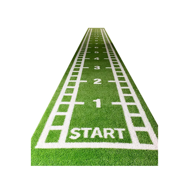 Deti high quality  gym grass turf artificial grass mats meter marked playground sports floor mat gym turf artificial grass