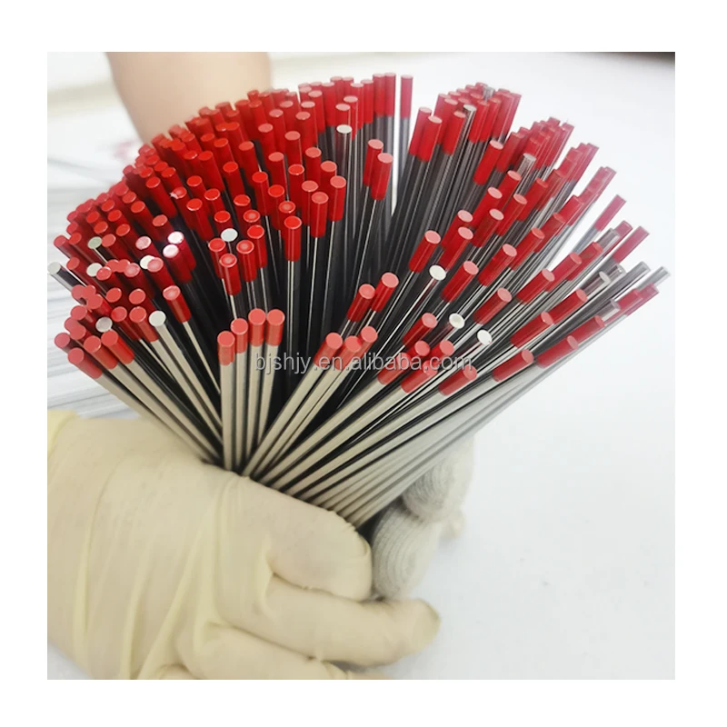 2% thoriated welding 3/32 wolfram tig electrode tungsten rod 1.6mm weld cut TIG electrodo de tungsteno varilla 1,6mm