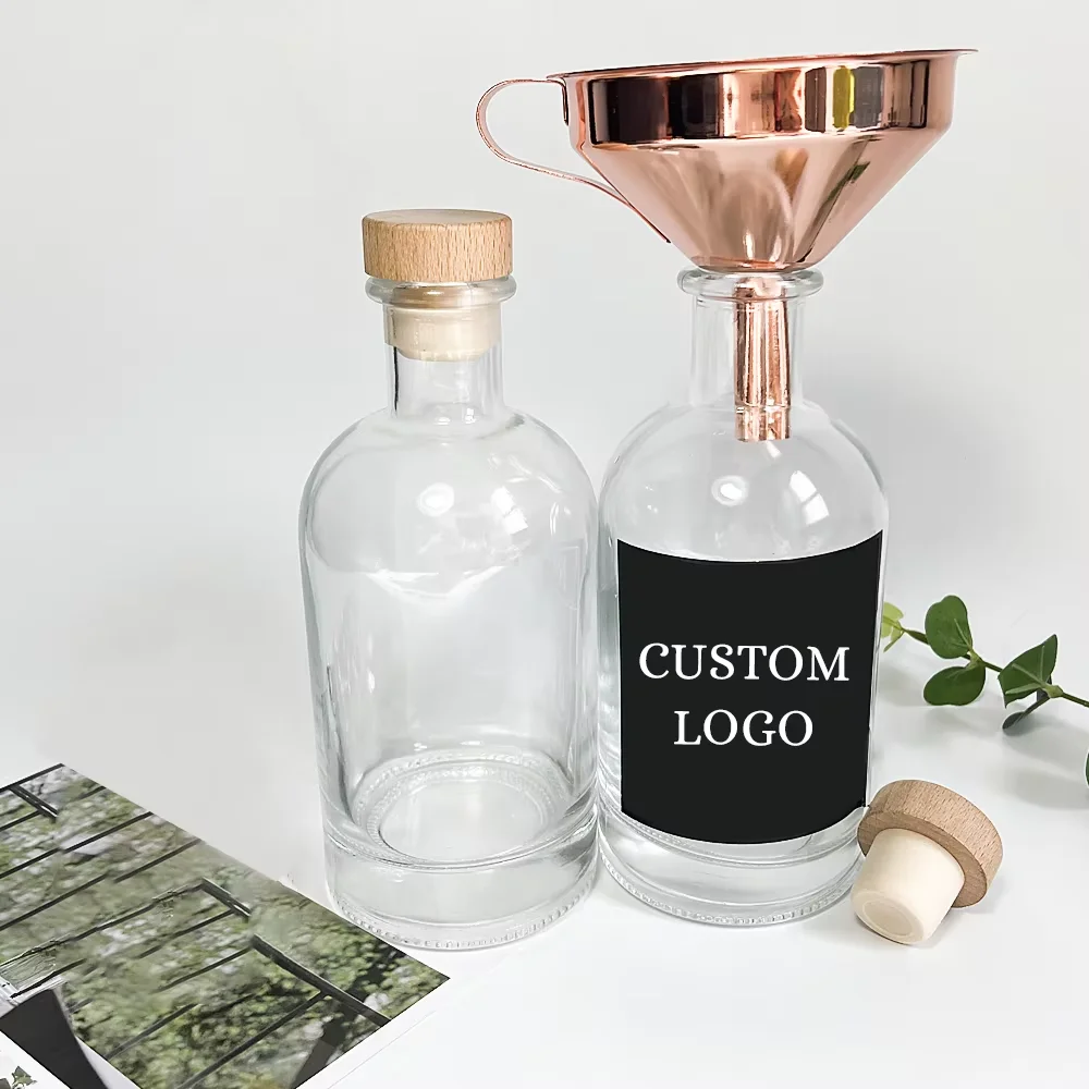 Custom Hot Selling Good Quality 500ml Existing Glass Bottle Molds Super Flint Empty 500ml 700ml For Whisky