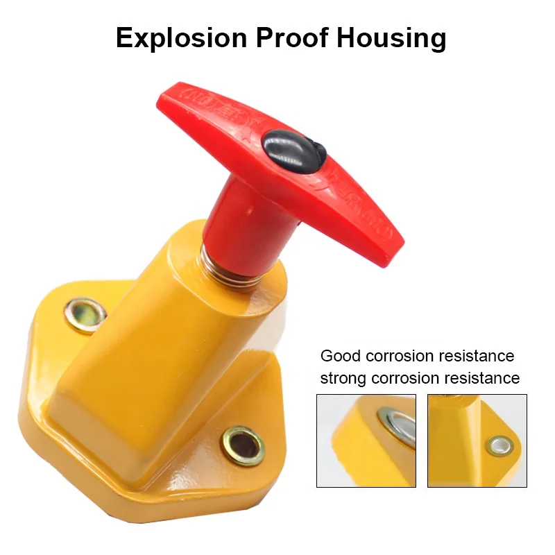 12V 250A Yellow Power Battery Disconnect Switch Cut Off Switch Battery Isolation